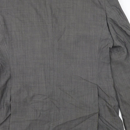 Mens UK Size 40 Fellini Regular Grey Suit Jacket