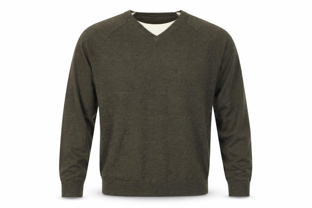 Mens UK Size L Burton Grey Pullover Jumper