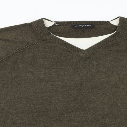 Burton Mens Grey   Pullover Jumper Size L