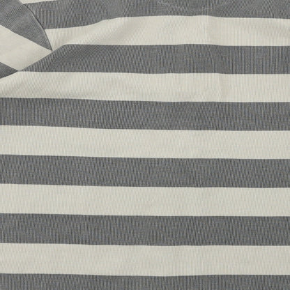 F&F Mens Beige Striped  Pullover Jumper Size S