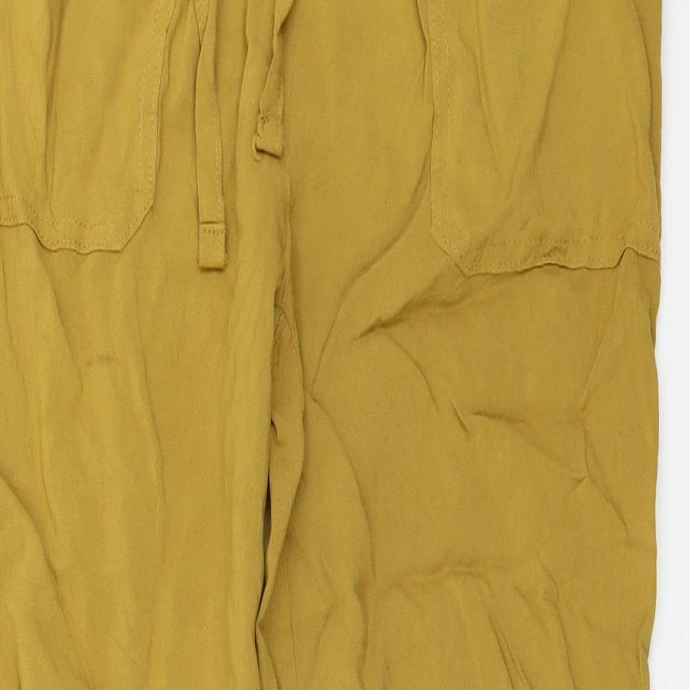 Primark  Womens Yellow   Trousers  Size 8 L23 in