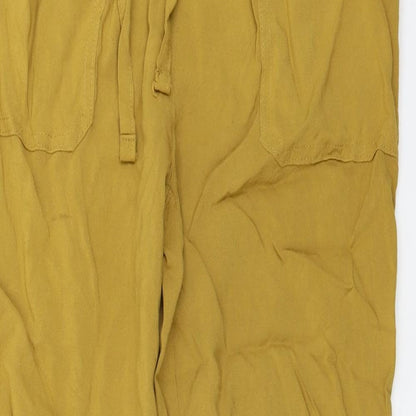 Primark  Womens Yellow   Trousers  Size 8 L23 in