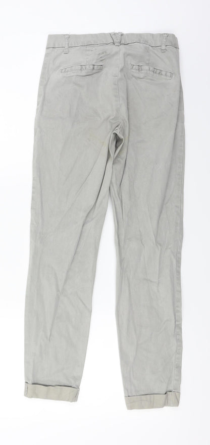 Womens UK Size 28 in Preworn Regular Fit  Grey Trousers