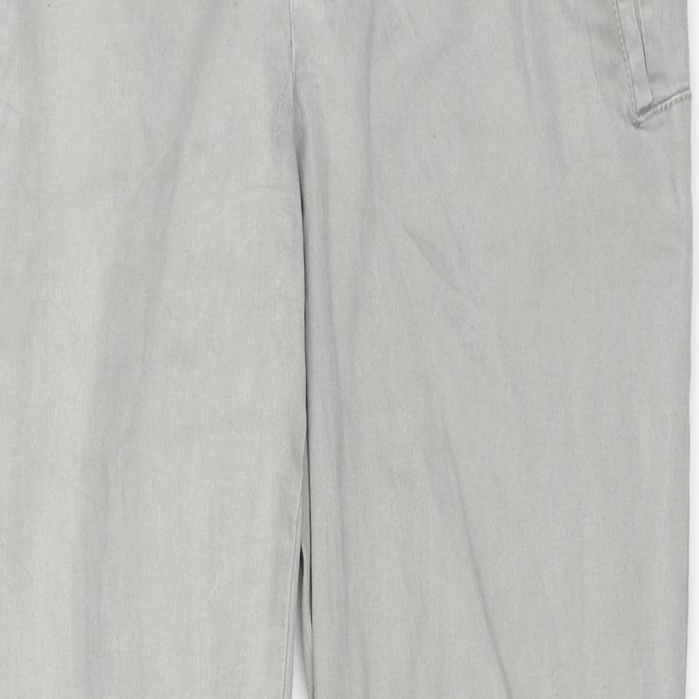 Womens UK Size 28 in Preworn Regular Fit  Grey Trousers