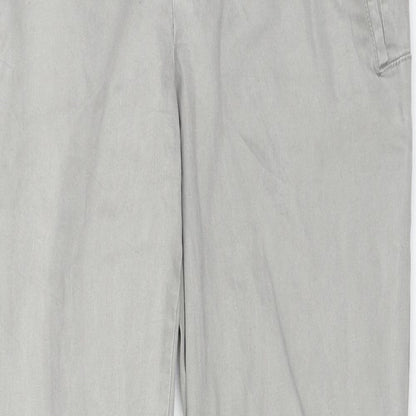 Womens UK Size 28 in Preworn Regular Fit  Grey Trousers