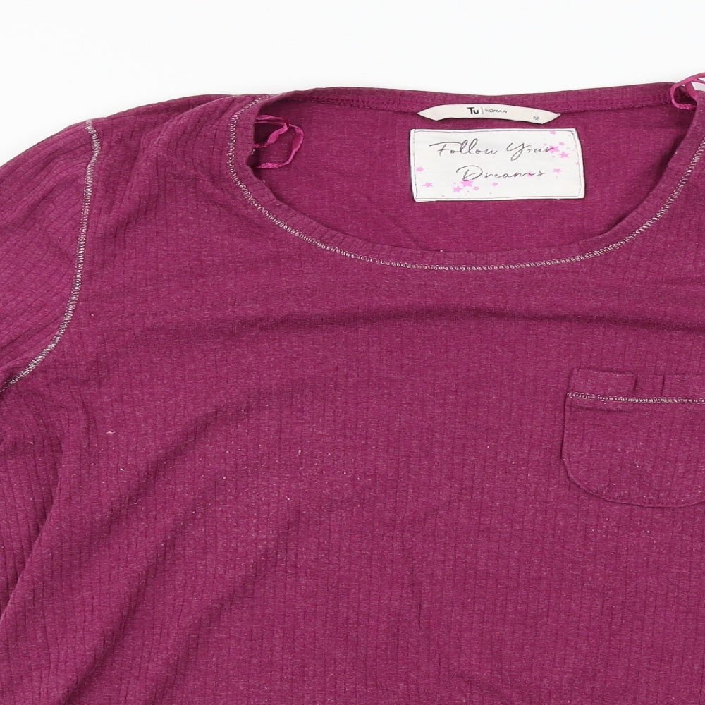 TU Womens Purple   Pullover Jumper Size 12