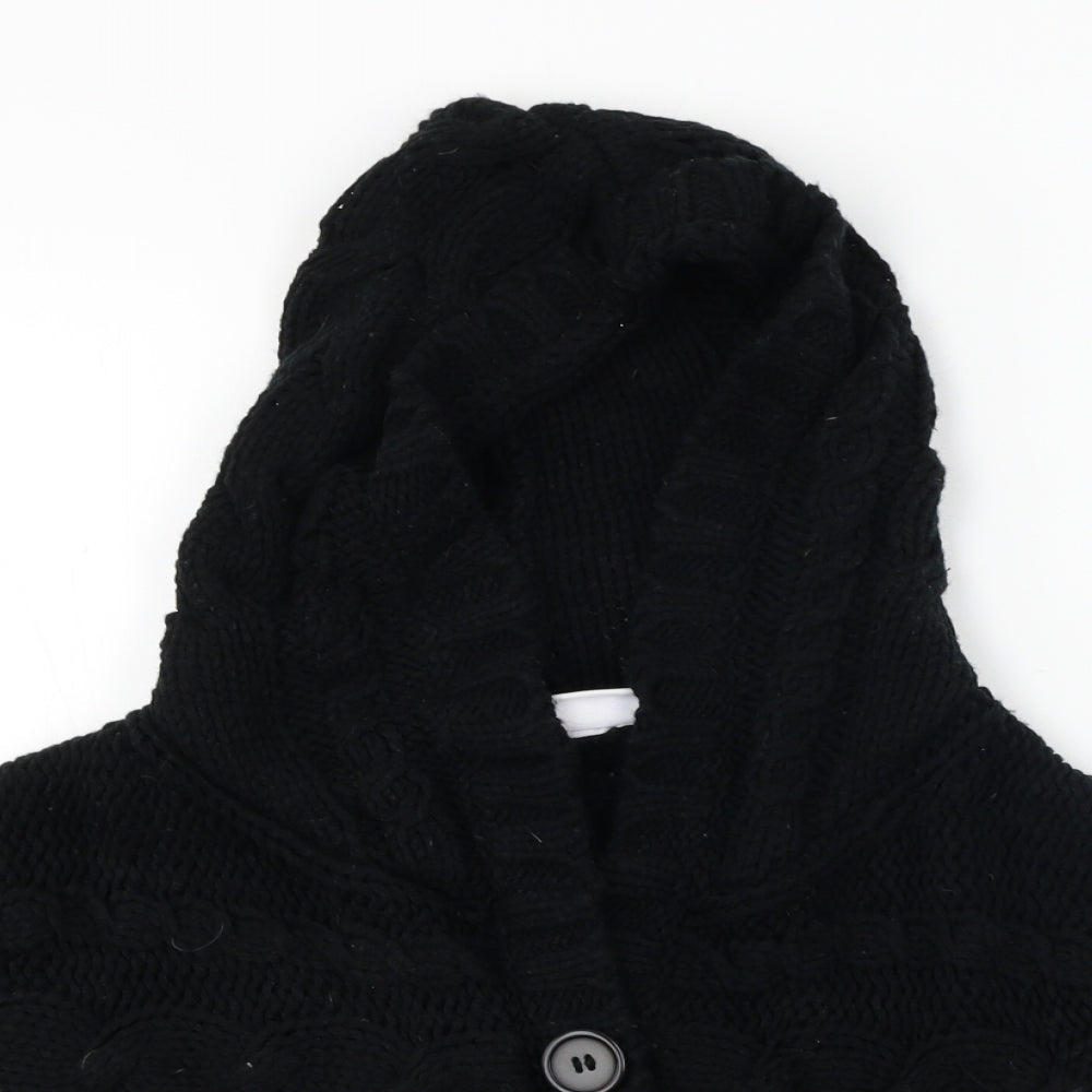 unita Womens Black   Cardigan Jumper Size XL