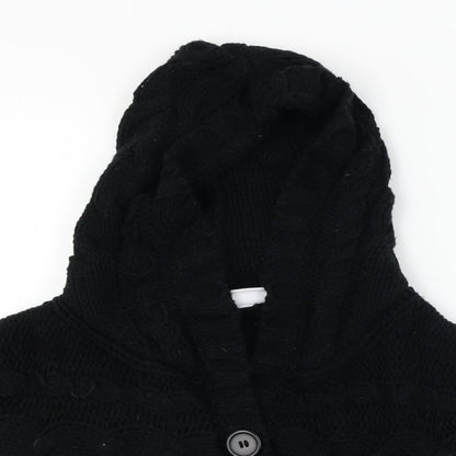 unita Womens Black   Cardigan Jumper Size XL