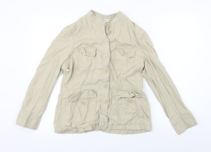 M&Co Womens Beige   Jacket Coat Size 12