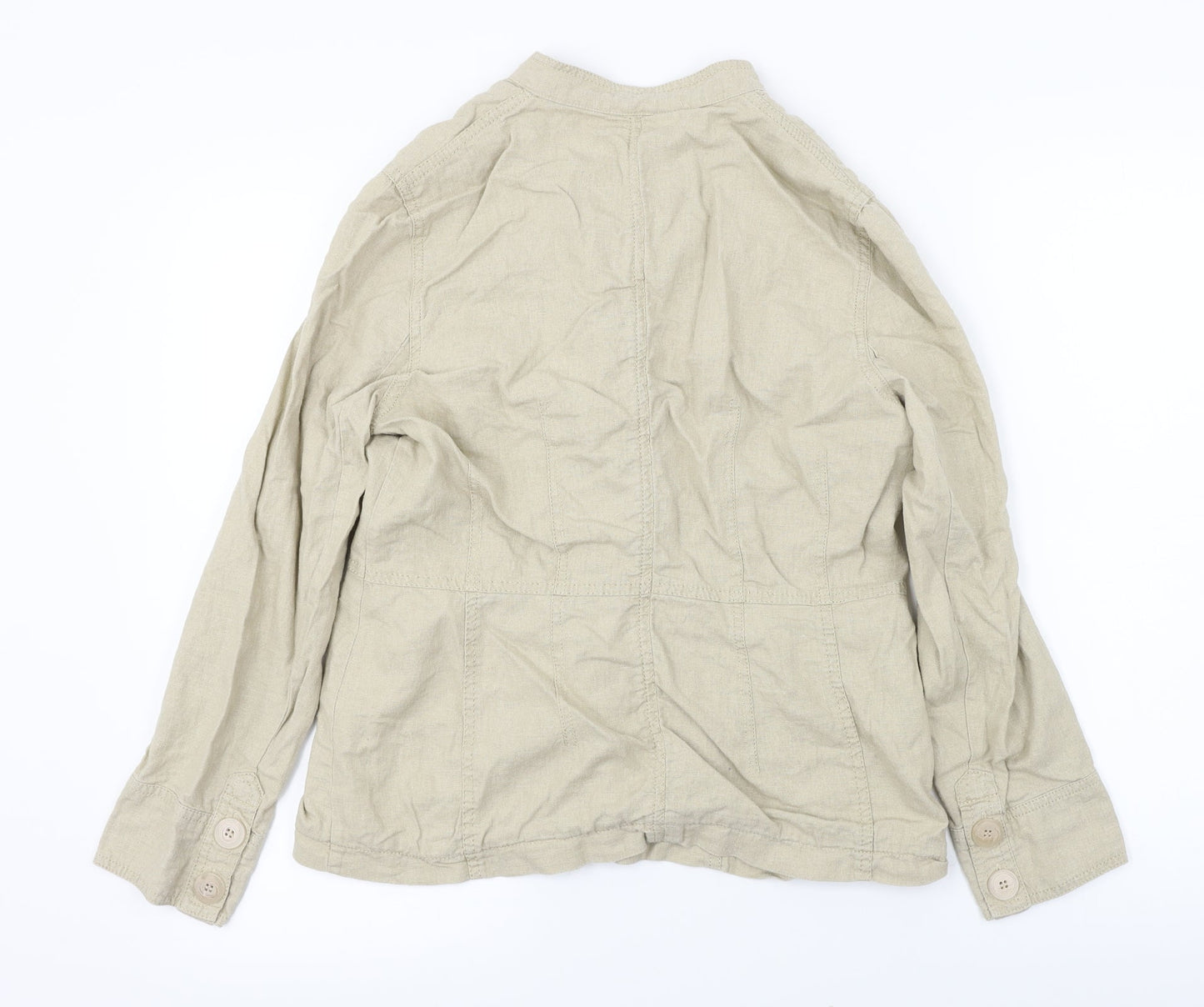 M&Co Womens Beige   Jacket Coat Size 12