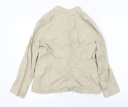 M&Co Womens Beige   Jacket Coat Size 12