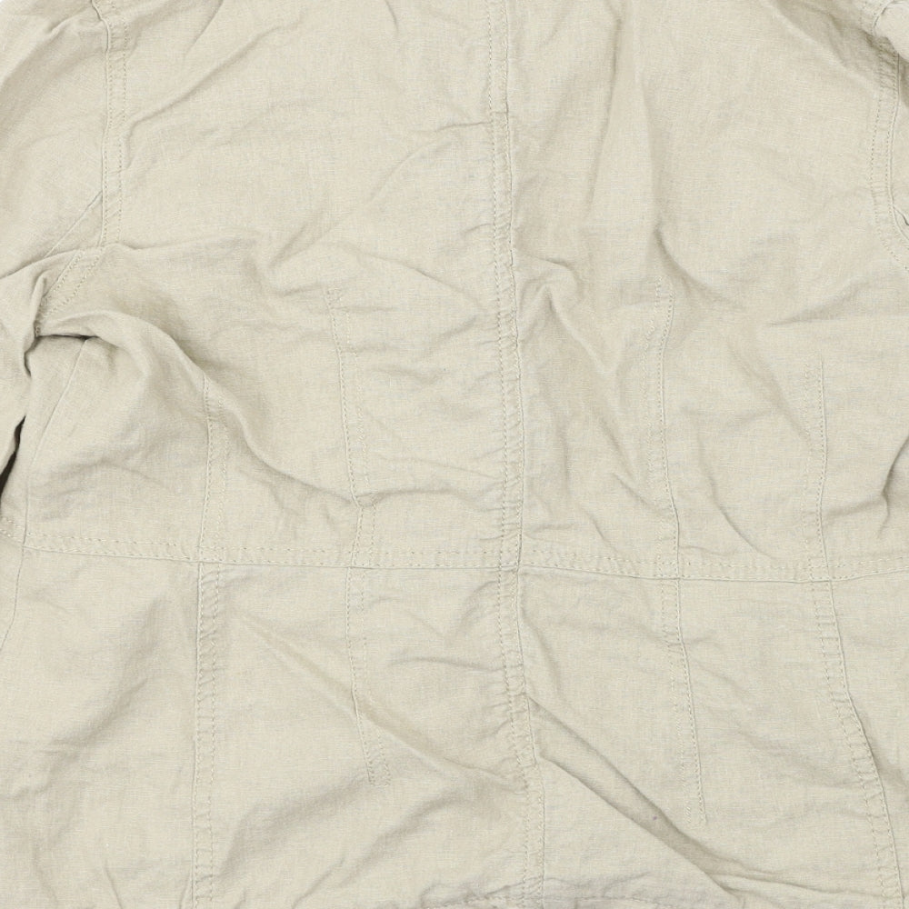 M&Co Womens Beige   Jacket Coat Size 12