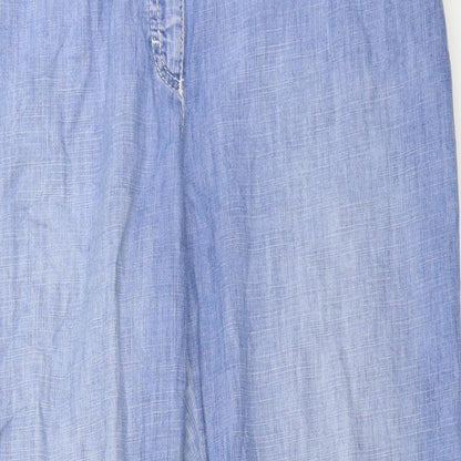Womens UK Size 34 in Preworn Regular Fit Straight Blue Jeans