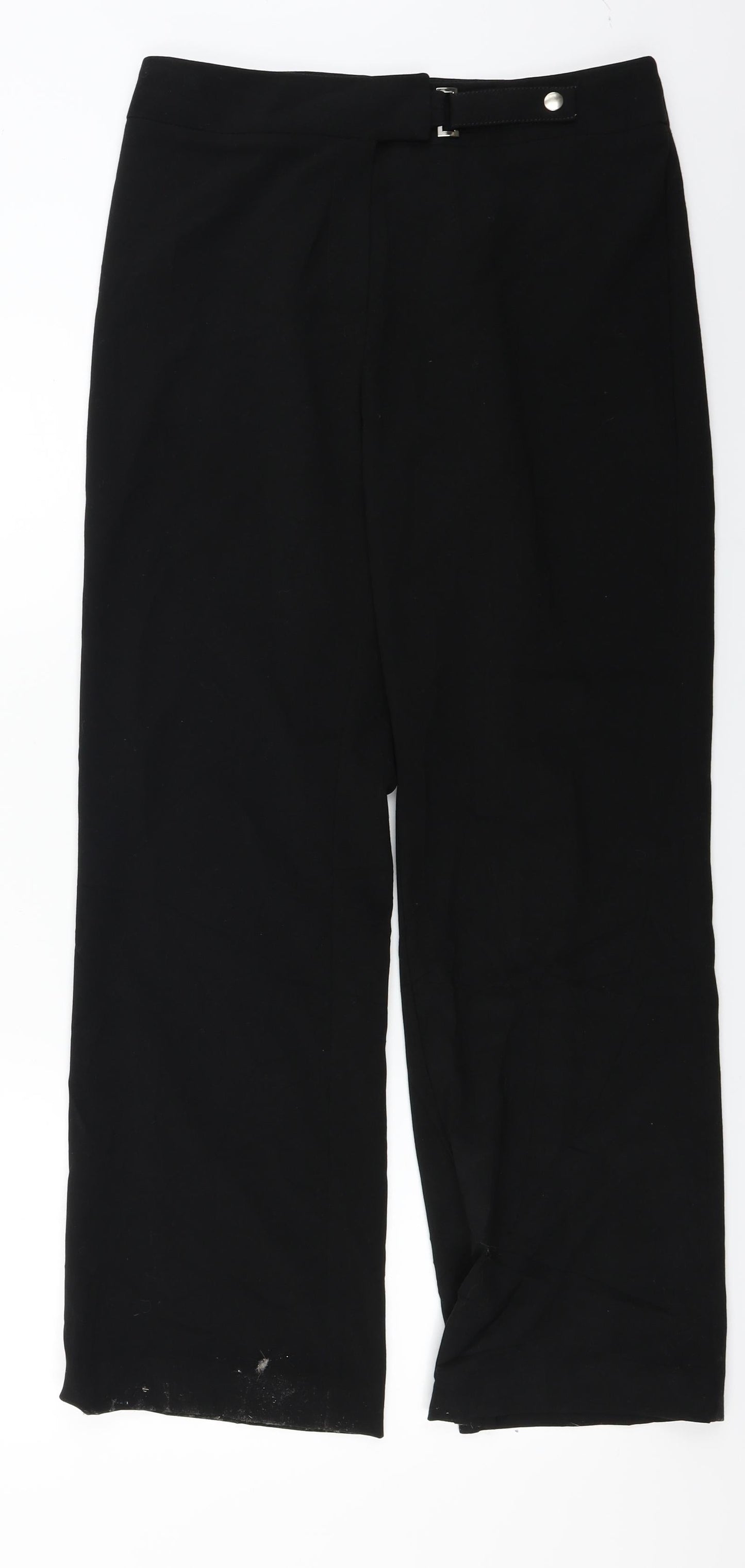 Womens UK Size 12 Marks and Spencer Regular Fit  Black Trousers