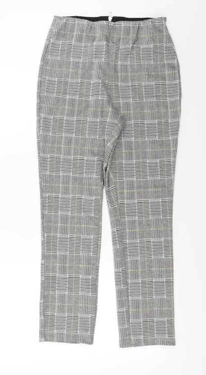 Womens UK Size M H&M Regular Fit  Grey Trousers