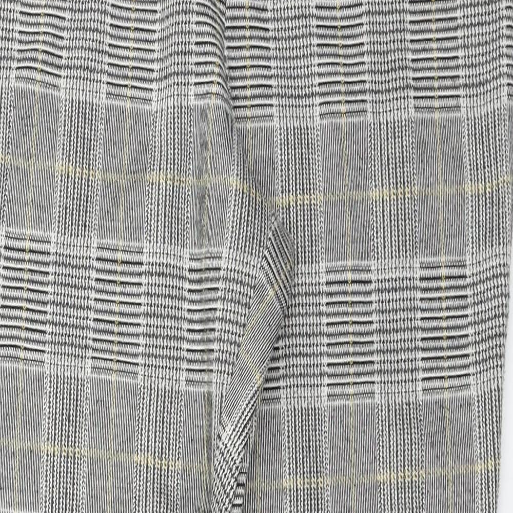 Womens UK Size M H&M Regular Fit  Grey Trousers