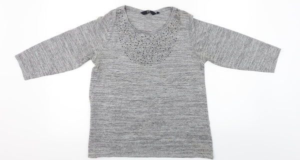 ISLE   Womens Grey   Pullover Jumper Size S