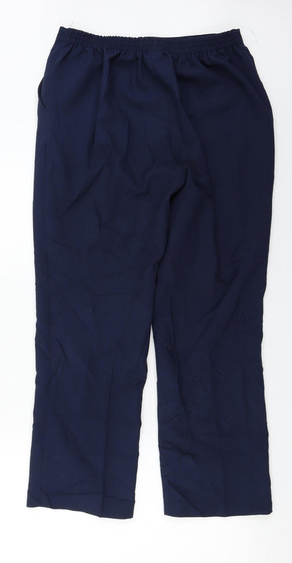 Womens UK Size 30 in Damart Regular Fit  Blue Trousers