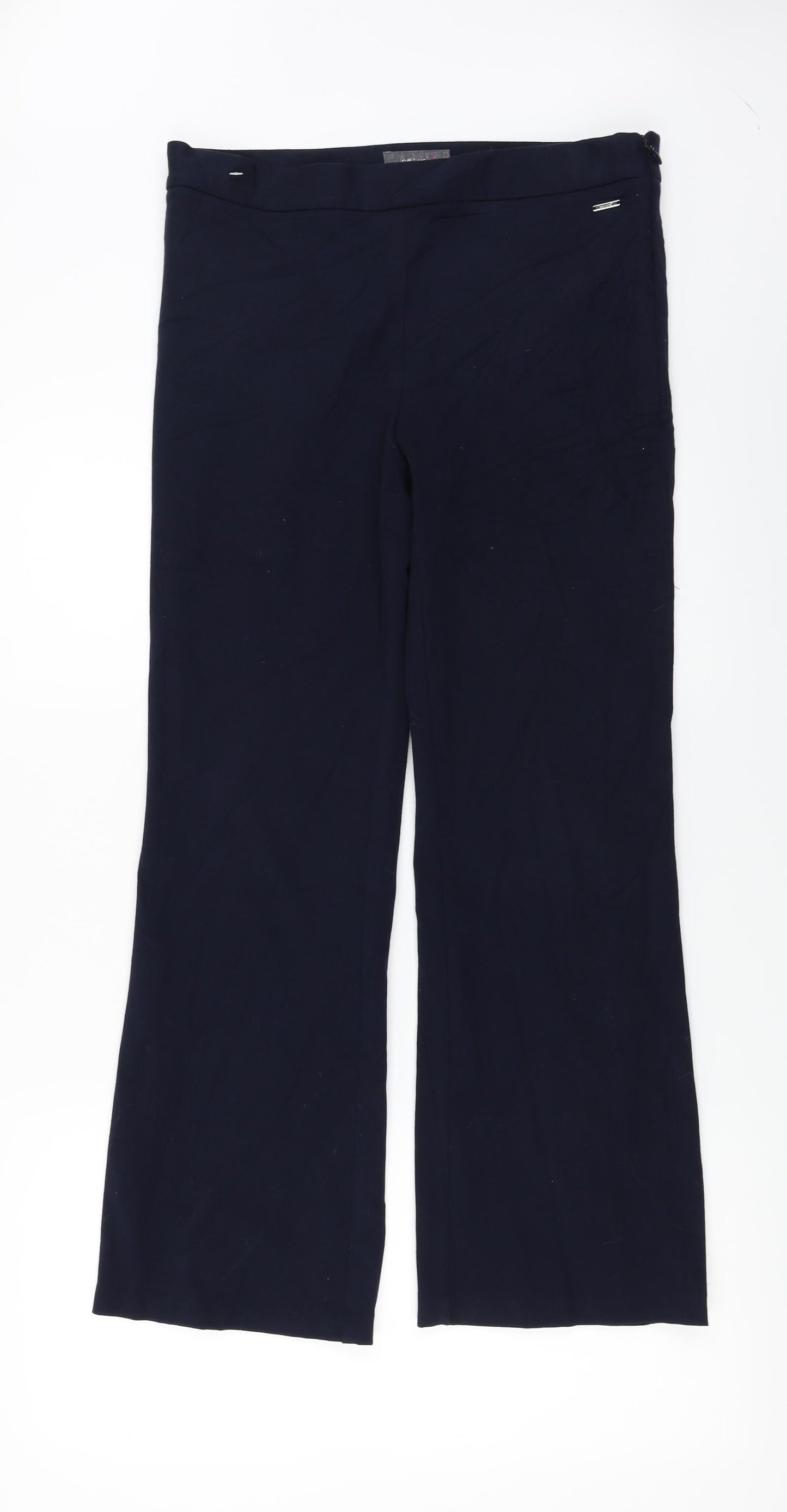 Womens UK Size 12 Per Una Regular Fit  Blue Trousers