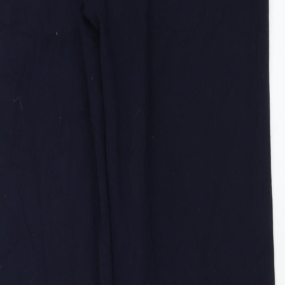 Womens UK Size 12 Per Una Regular Fit  Blue Trousers