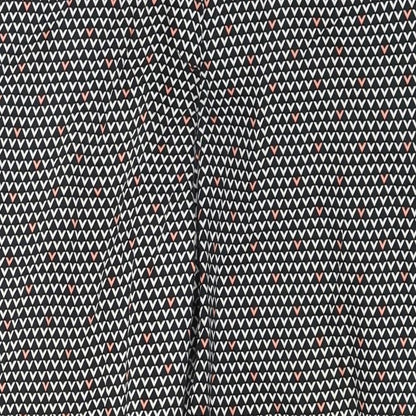 Marks and Spencer Womens Black Herringbone  Trousers  Size 10 L22 in