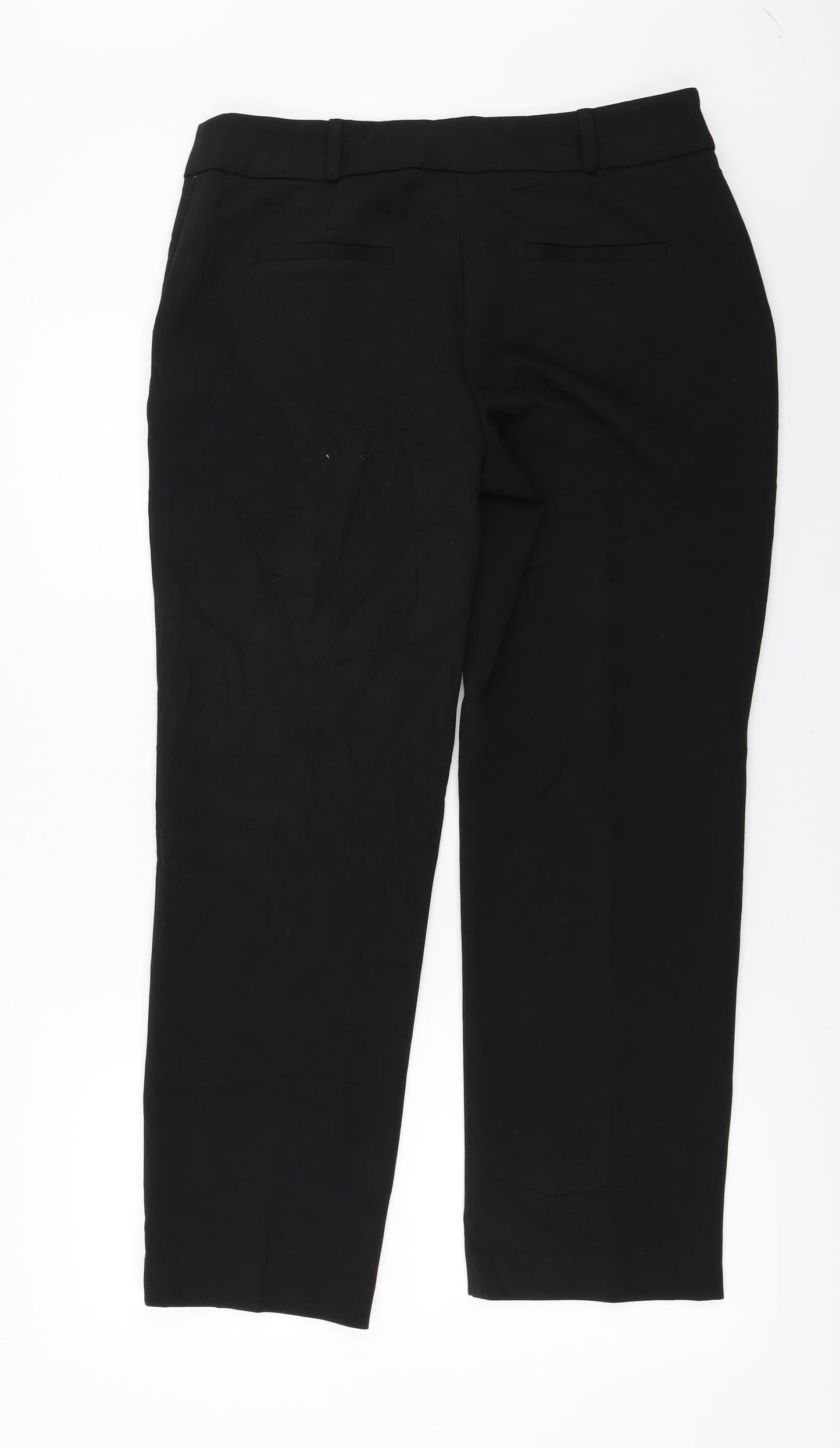 TU Womens Black   Trousers  Size 14 L25 in