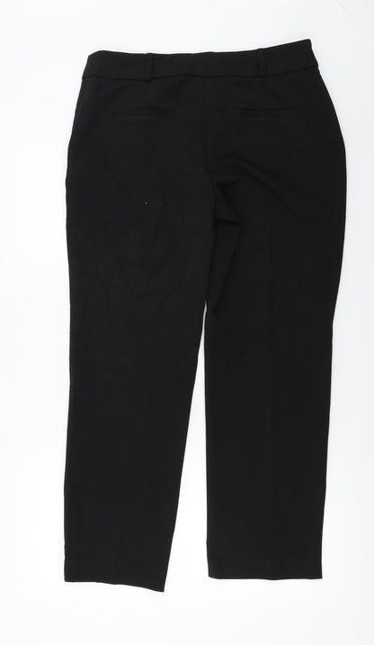 TU Womens Black   Trousers  Size 14 L25 in