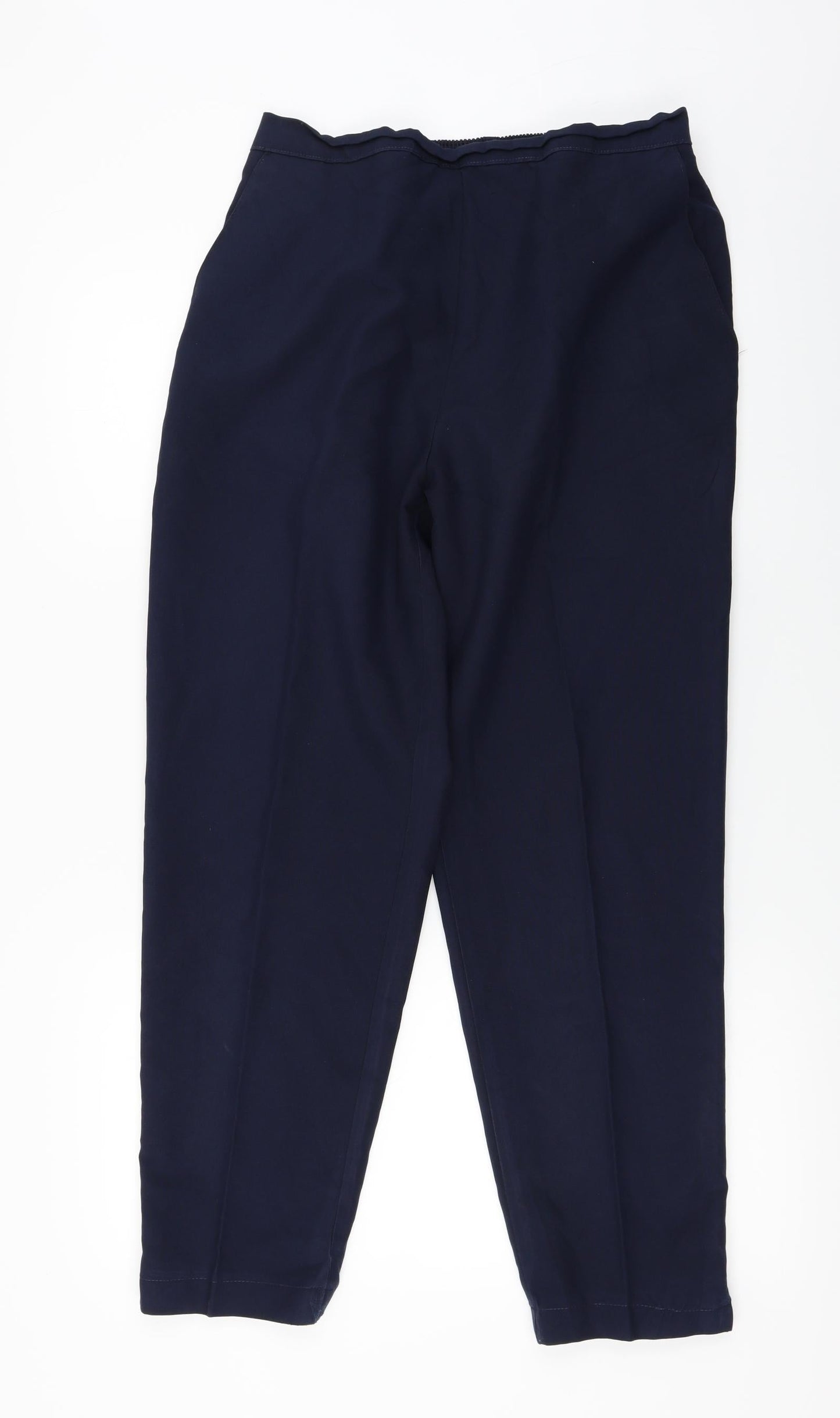 Womens UK Size 16 Preworn Regular Fit  Blue Trousers
