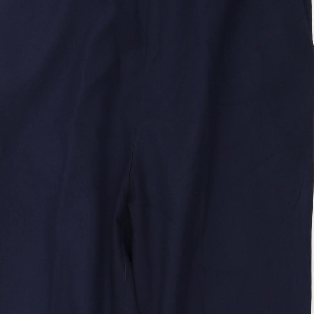 Womens UK Size 16 Preworn Regular Fit  Blue Trousers