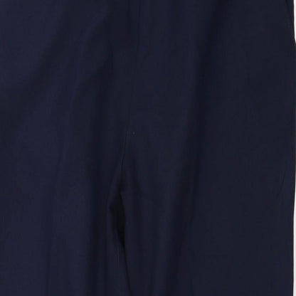 Womens UK Size 16 Preworn Regular Fit  Blue Trousers