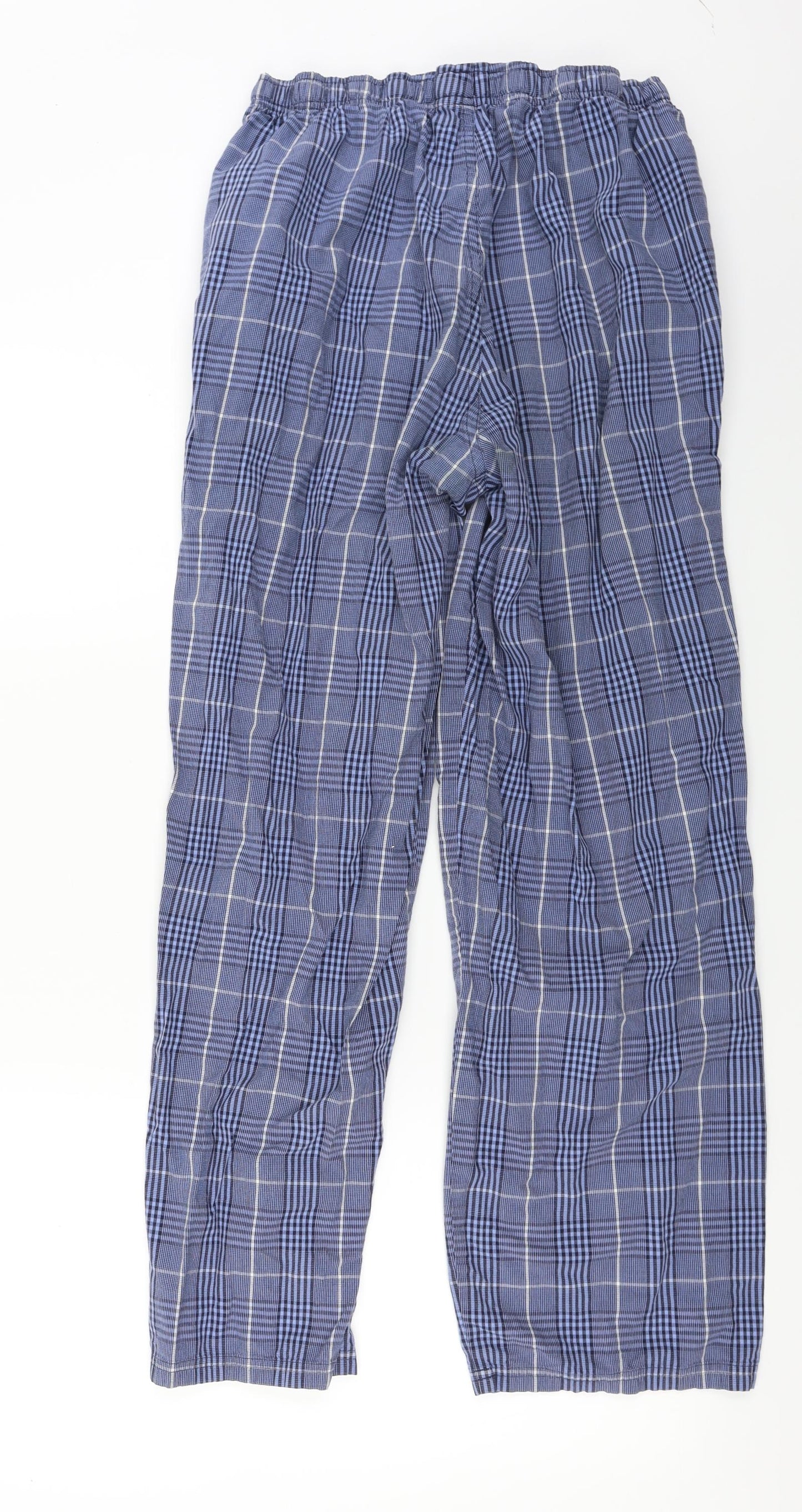 Womens UK Size M Marks and Spencer Regular Fit  Blue Trousers