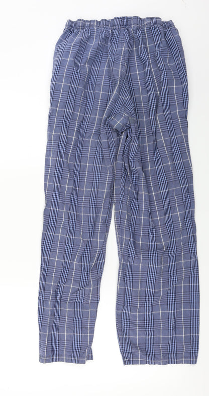 Womens UK Size M Marks and Spencer Regular Fit  Blue Trousers