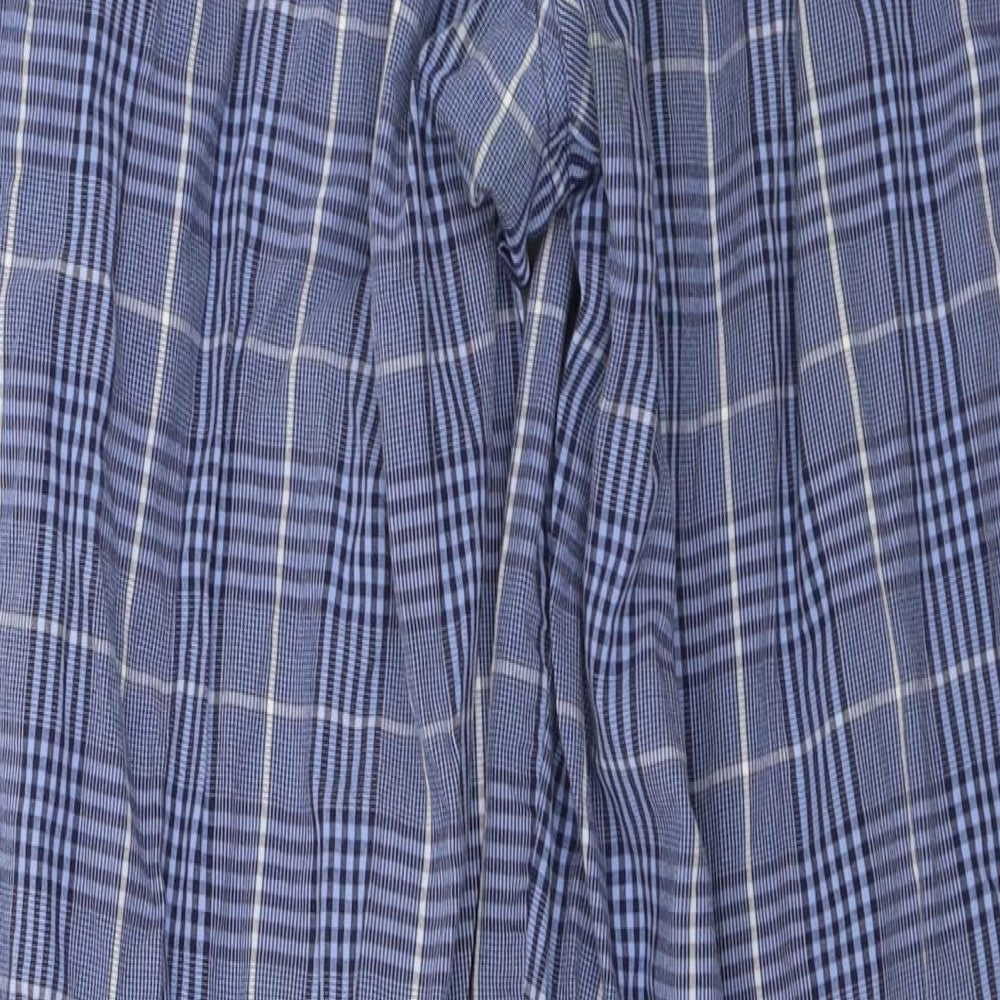 Womens UK Size M Marks and Spencer Regular Fit  Blue Trousers