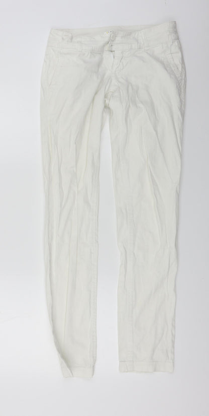 chillen Womens White   Straight Jeans Size 28 L29 in