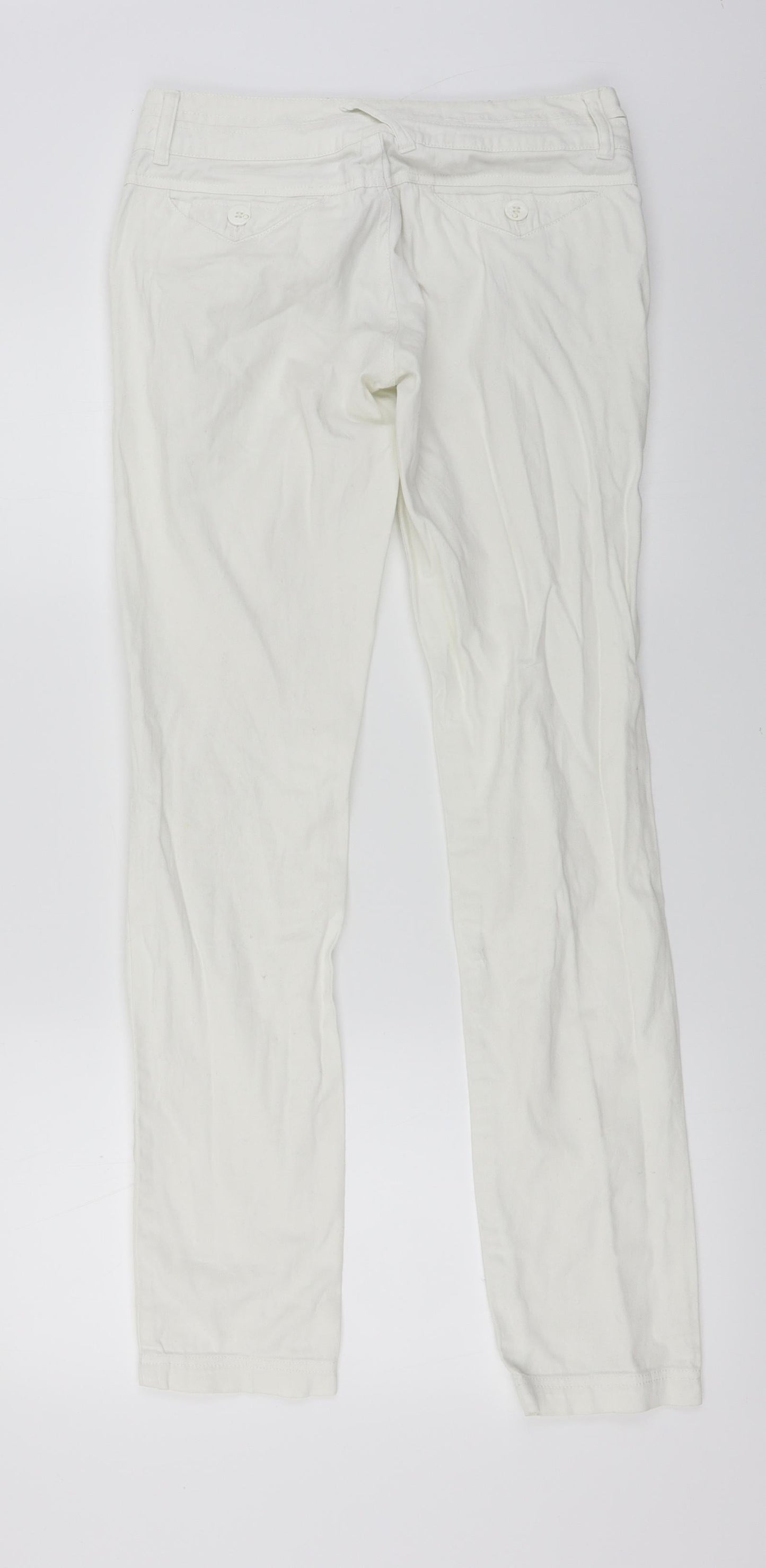 chillen Womens White   Straight Jeans Size 28 L29 in