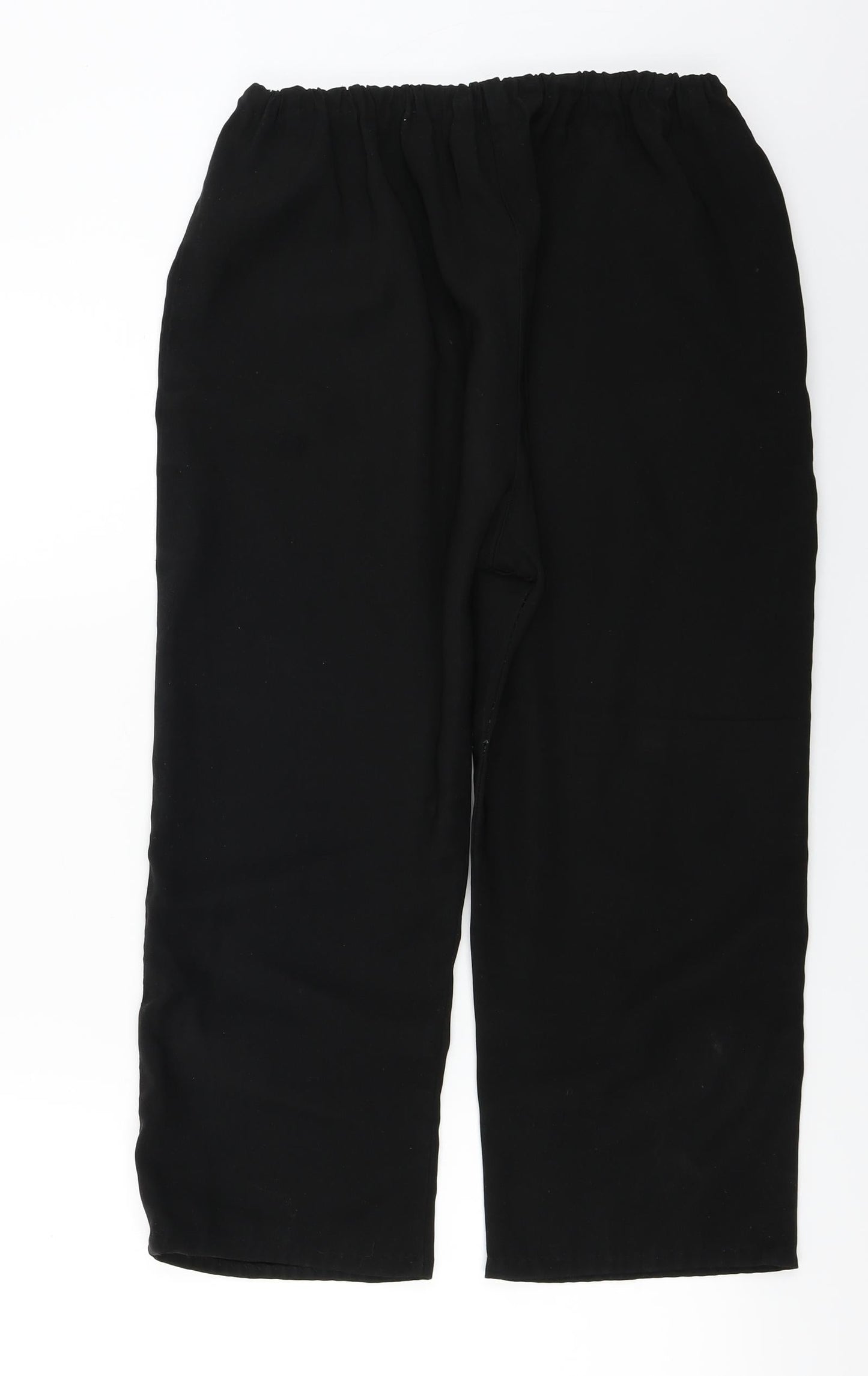 Preworn Womens Black   Trousers  Size 26 in L20 in
