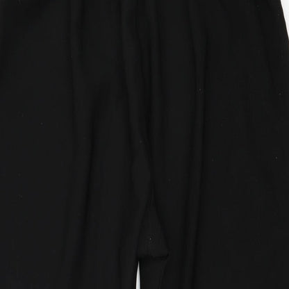 Preworn Womens Black   Trousers  Size 26 in L20 in