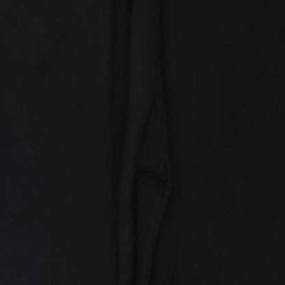Preworn Womens Black   Trousers  Size 26 in L20 in