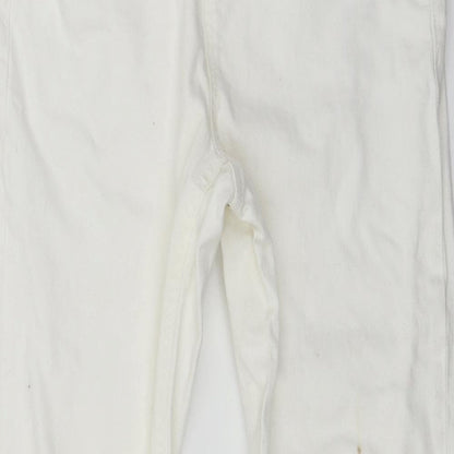 denim co Womens White   Skinny Jeans Size 10 L23 in