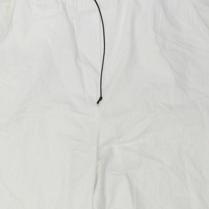 Womens UK Size 34 in Preworn Regular Fit Cropped White Trousers