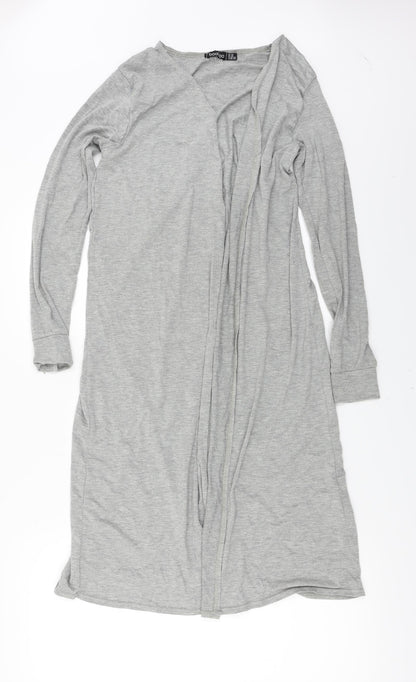 Boohoo  Womens Grey   Cardigan Jumper Size 14