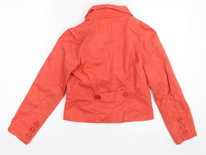 New Look Girls Orange   Jacket  Size 11-12 Years