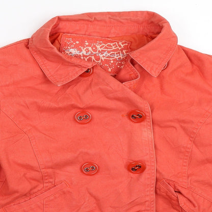 New Look Girls Orange   Jacket  Size 11-12 Years