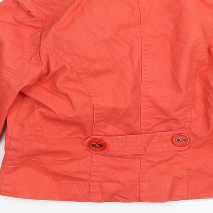 New Look Girls Orange   Jacket  Size 11-12 Years