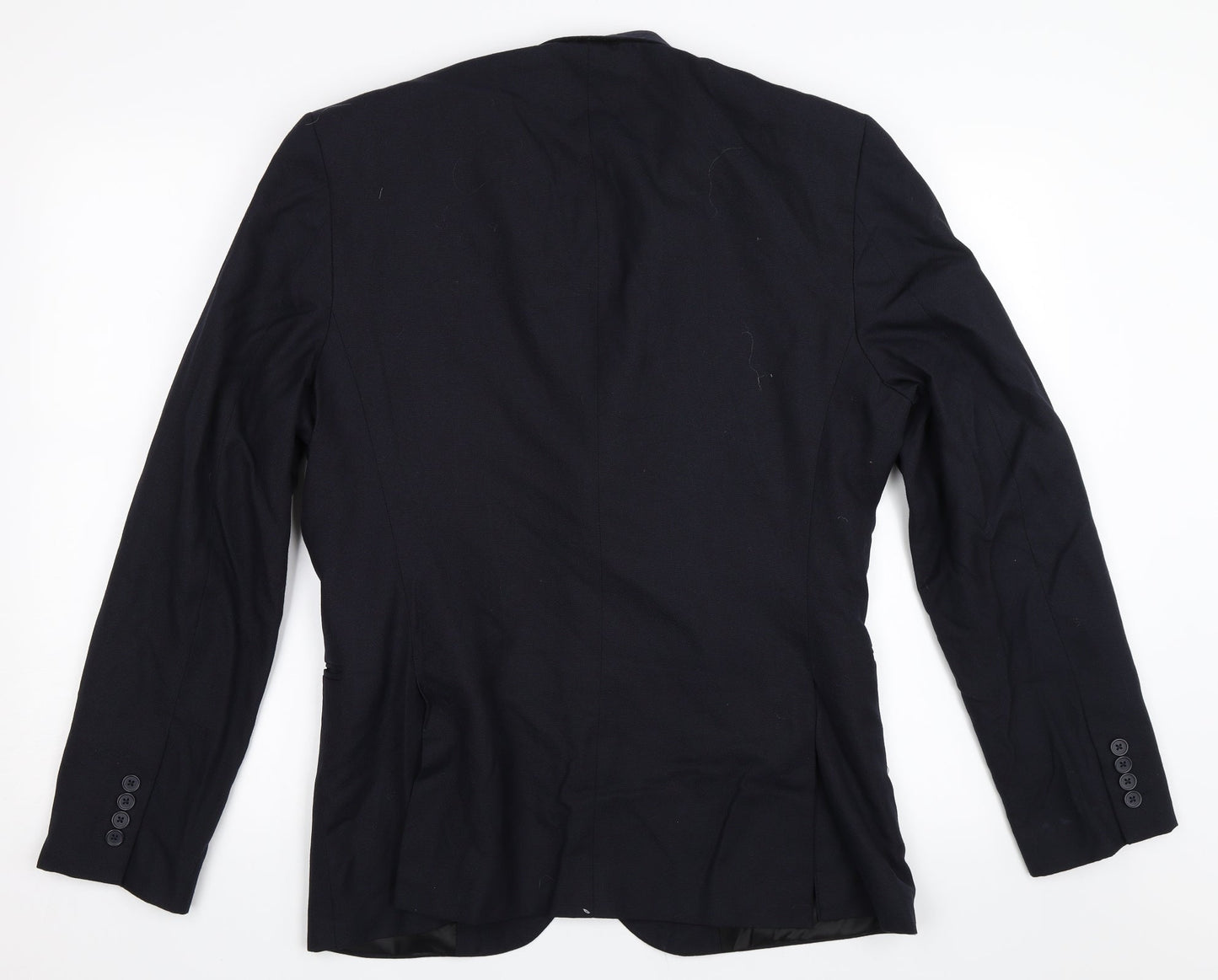 Mens UK Size 40 Topman Regular Blue Suit Jacket