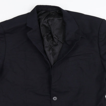 Mens UK Size 40 Topman Regular Blue Suit Jacket