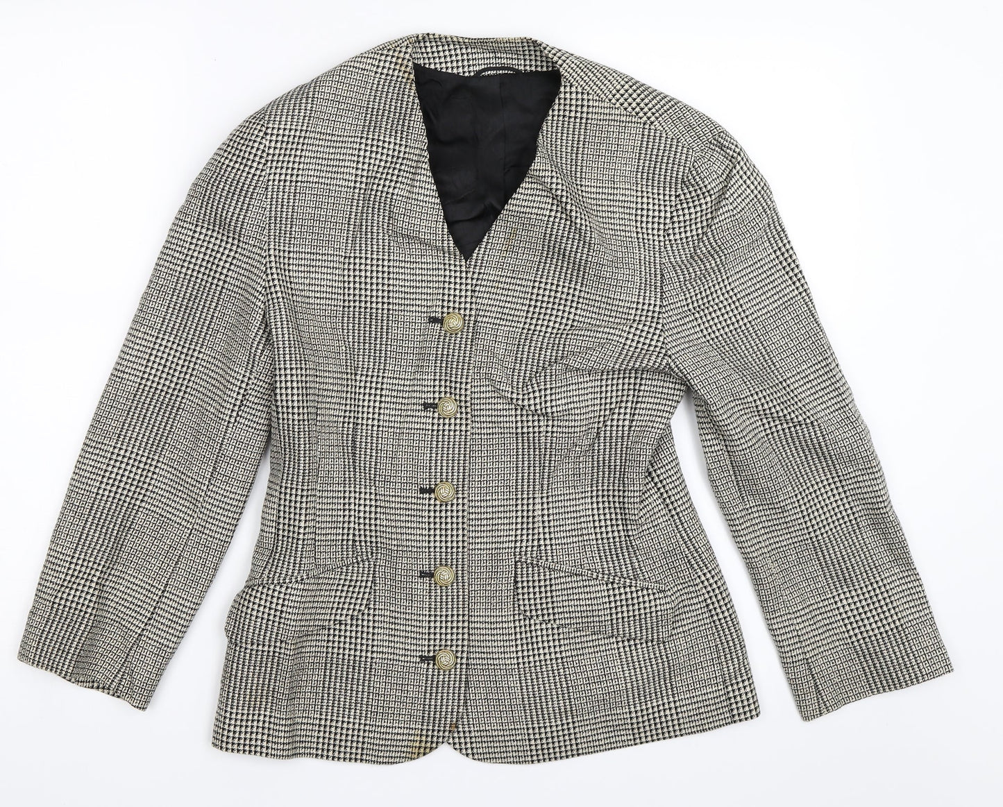 Womens UK Size 10 St Michael Black Jacket