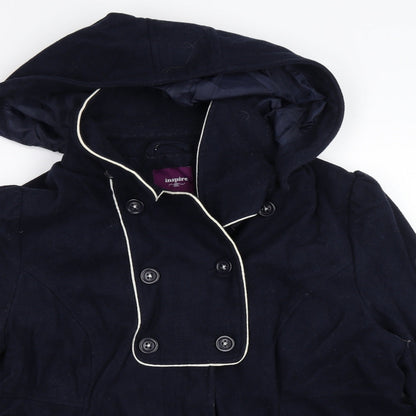 Womens UK Size 18 New Look Blue Overcoat