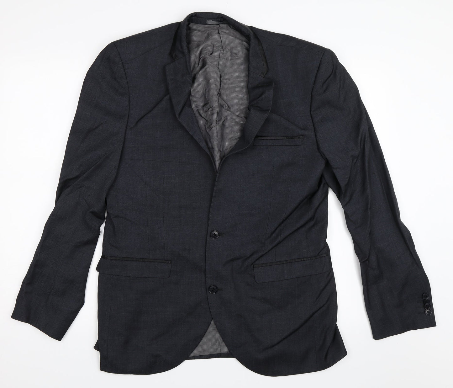 Mens UK Size 40 NEXT Regular Black Suit Jacket