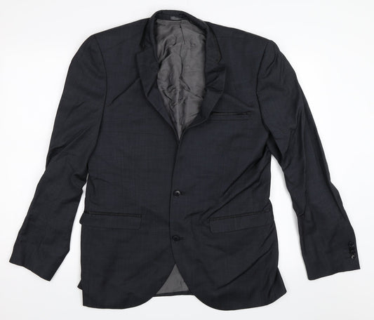 Mens UK Size 40 NEXT Regular Black Suit Jacket